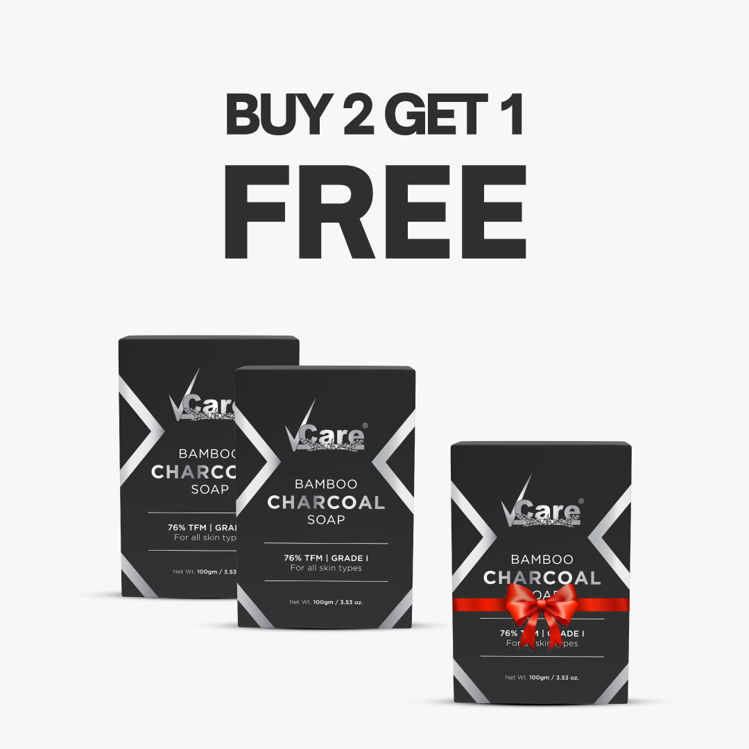 Bamboo Charcoal Soap – Clear Skin Oil Detox – buy 2 get 1 free